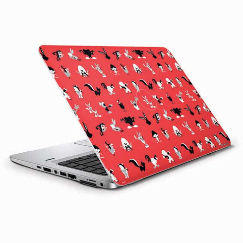Looney Tunes Identity Red Pattern HP Elitebook Skin